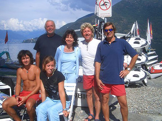 Your team at TOMASO SAIL & SURF in Cannobio at Lake Maggiore