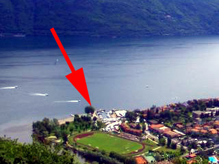 Blick auf Cannobio am Lago Maggiore...