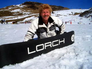 Testing Lorch's products on Monte Campione...