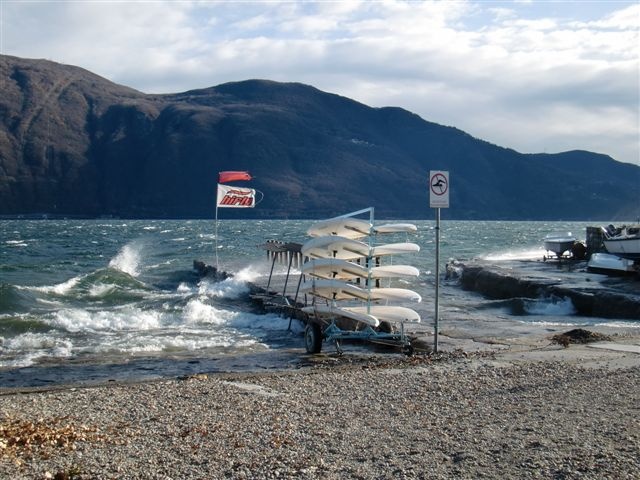 Windige Zeiten am Lago...