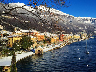 Schnee in Cannobio...