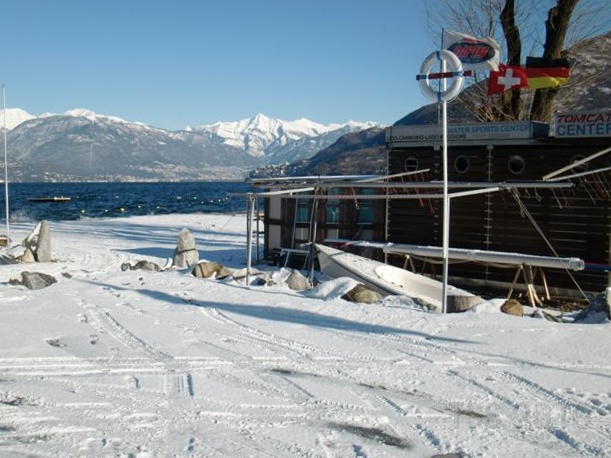 Winter am Lido bei TOMASO SAIL & SURF...