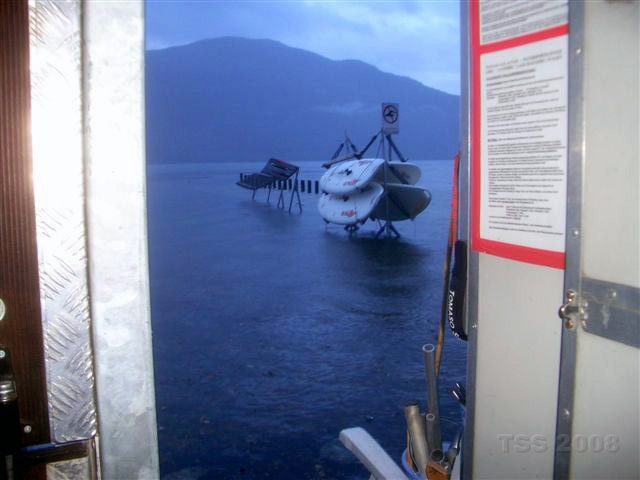 Mal wieder Hochwasser am Lago Maggiore...