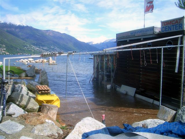 Hochwasser zum Saisonstart 2009...