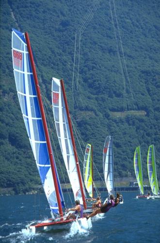 TOMCAT-Regatta auf dem Lago Maggiore