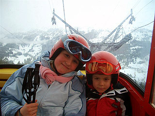 Lorch-Ski-Test in Lenzerheide...