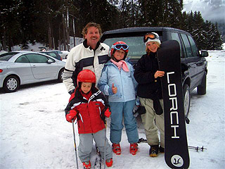Lorch-Ski-Test in Lenzerheide...