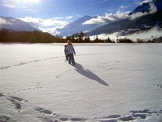 Lorch-Ski-Test in Lenzerheide...