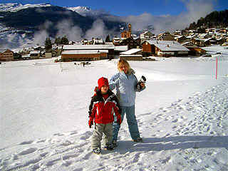 Lorch-Ski-Test in Lenzerheide...
