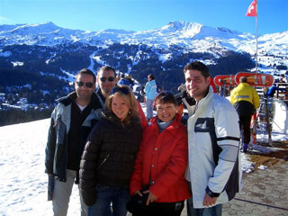 Schneetest in Lenzerheide...