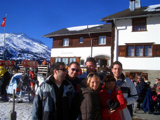 Schneetest in Lenzerheide...