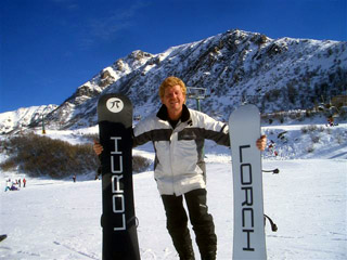 Lorch-Material im Test auf dem Monte Campione...