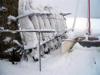 Etwas Schnee in Cannobio...