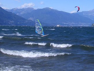 Etwas Wind vor Cannobio...