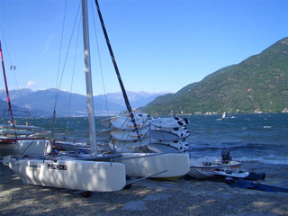 Etwas Wind vor Cannobio...